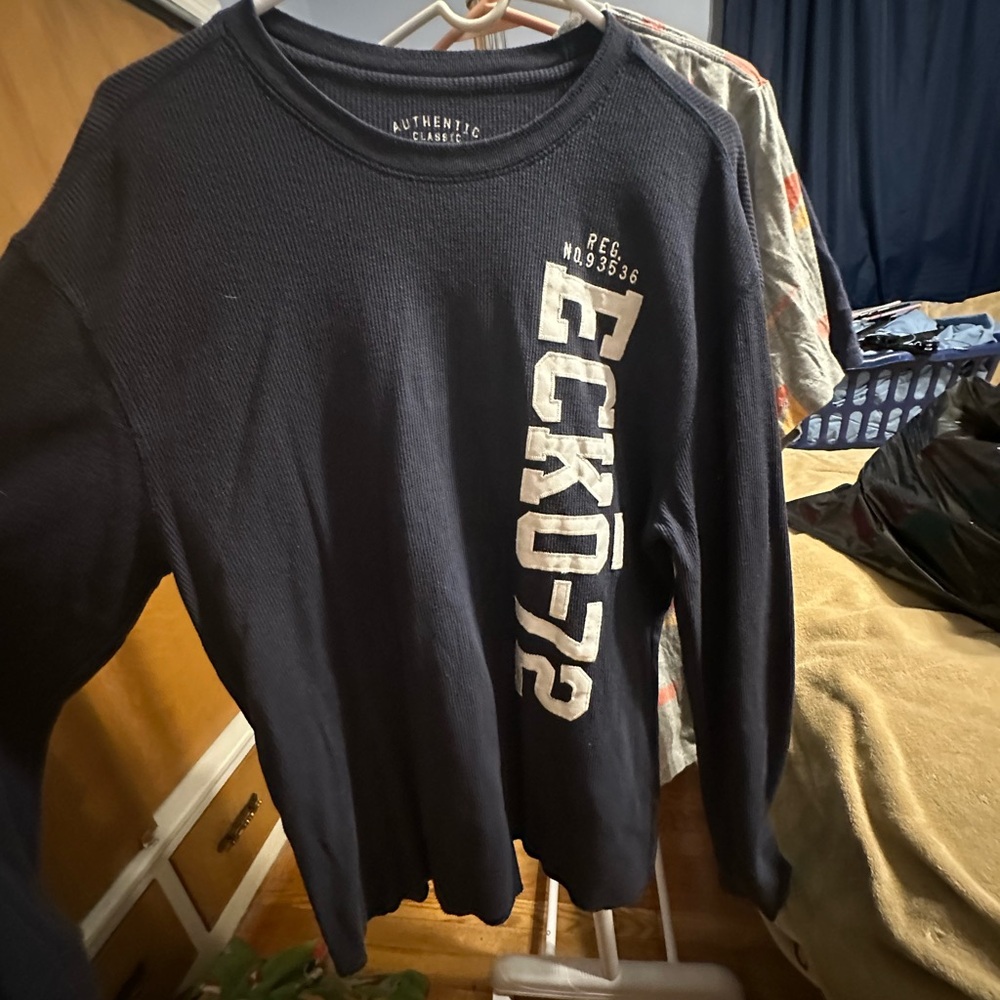 Ecko Unltd Navy Long Sleeve Shirt